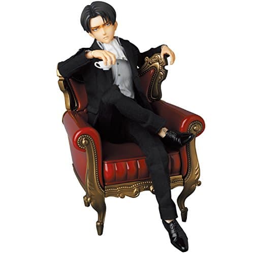 Shingeki no Kyojin - Levi - Real Action Heroes (#697) - 1/6 - Suit Ver. (Medicom Toy)