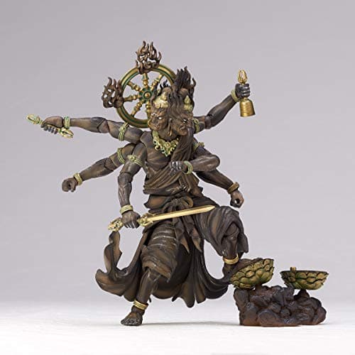 Original - KT Project (KT-022) - Revoltech - Kongou Yasha Myouou - Wood ver. (Kaiyodo) - Image 2