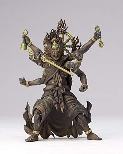 Original - KT Project (KT-022) - Revoltech - Kongou Yasha Myouou - Wood ver. (Kaiyodo) - Image 6