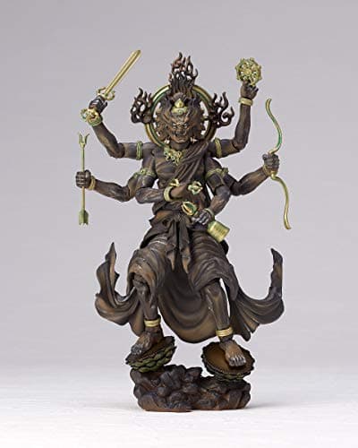 Original - KT Project (KT-022) - Revoltech - Kongou Yasha Myouou - Wood ver. (Kaiyodo) - Image 10