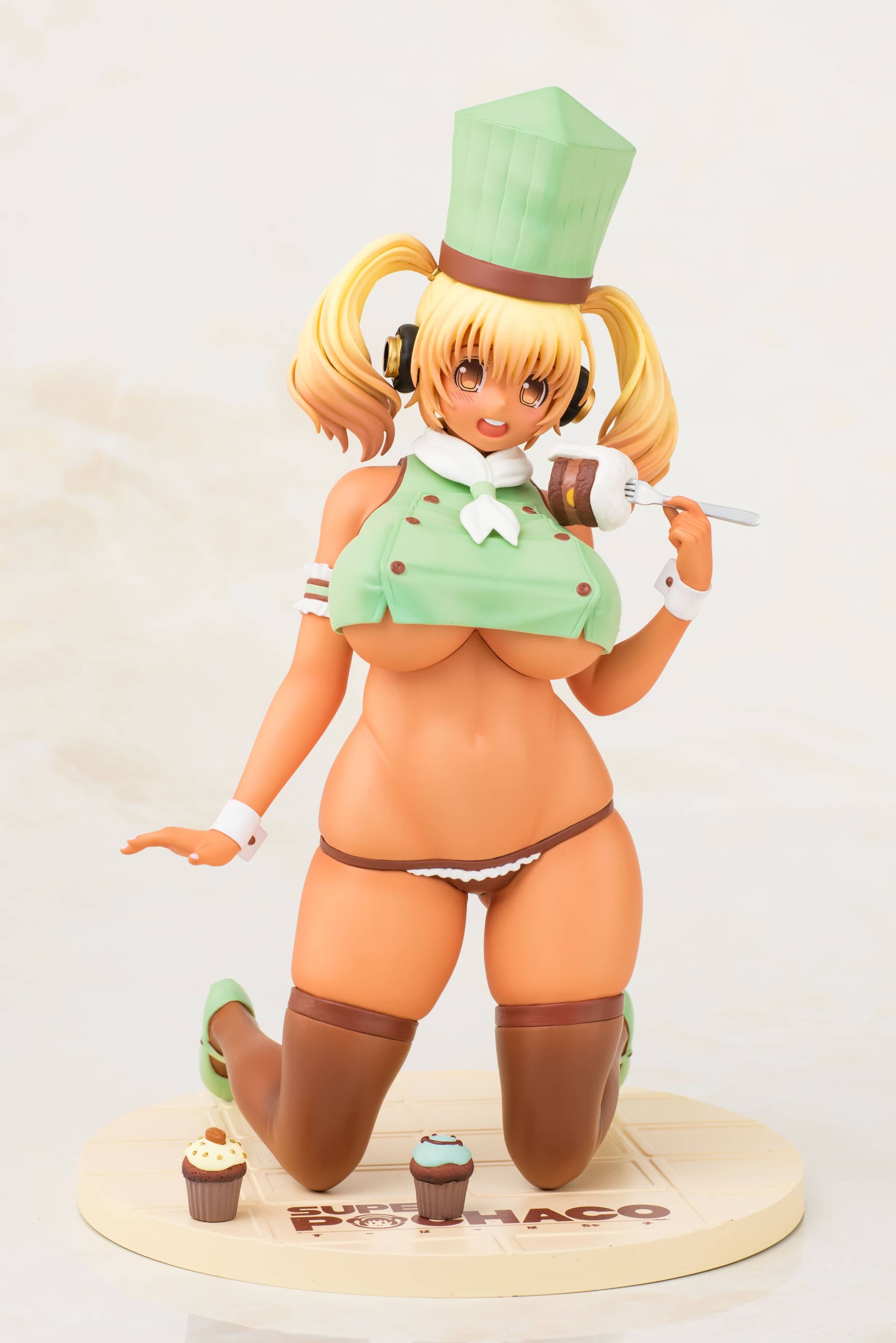 SoniComi (Super Sonico) - Super Pochaco - 1/6 - Patissier, Choco Mint Ver. (Chara-Ani, Toy's Works) - Image 2