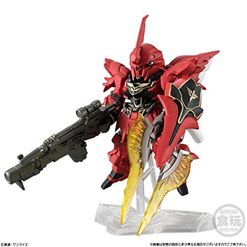 Kidou Senshi Gundam UC - MSN-06S Sinanju - Bandai Shokugan - Candy Toy - FW Gundam Converge (EX23) - Full Weapon Set (Bandai) - Image 4