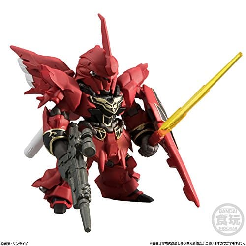 Kidou Senshi Gundam UC - MSN-06S Sinanju - Bandai Shokugan - Candy Toy - FW Gundam Converge (EX23) - Full Weapon Set (Bandai) - Image 6
