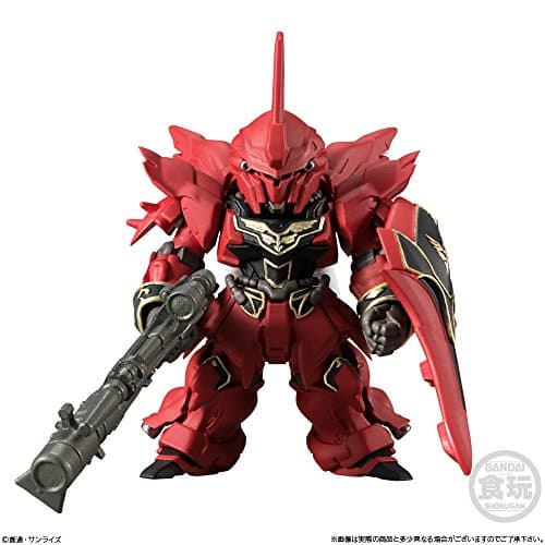 Kidou Senshi Gundam UC - MSN-06S Sinanju - Bandai Shokugan - Candy Toy - FW Gundam Converge (EX23) - Full Weapon Set (Bandai) - Image 7