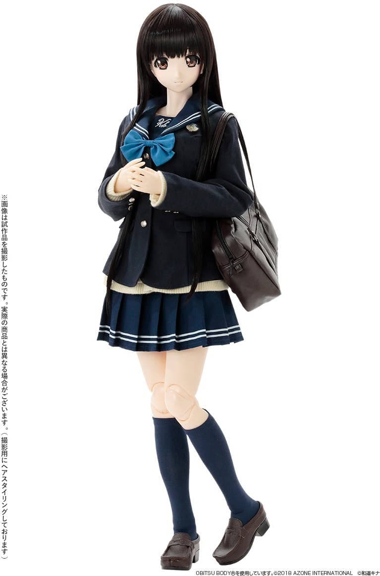 Azone Original Doll - Happiness Clover - Kazuharu Kina Gakkou Seifuku Collection - Mahiro - 1/3 - Shiritsu Wakabayashi Koutou Gakkou ver. (Azone) - Image 1