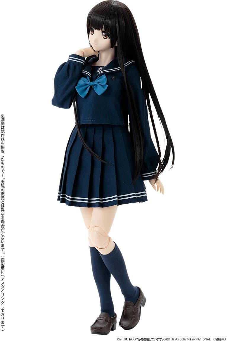 Azone Original Doll - Happiness Clover - Kazuharu Kina Gakkou Seifuku Collection - Mahiro - 1/3 - Shiritsu Wakabayashi Koutou Gakkou ver. (Azone) - Image 4