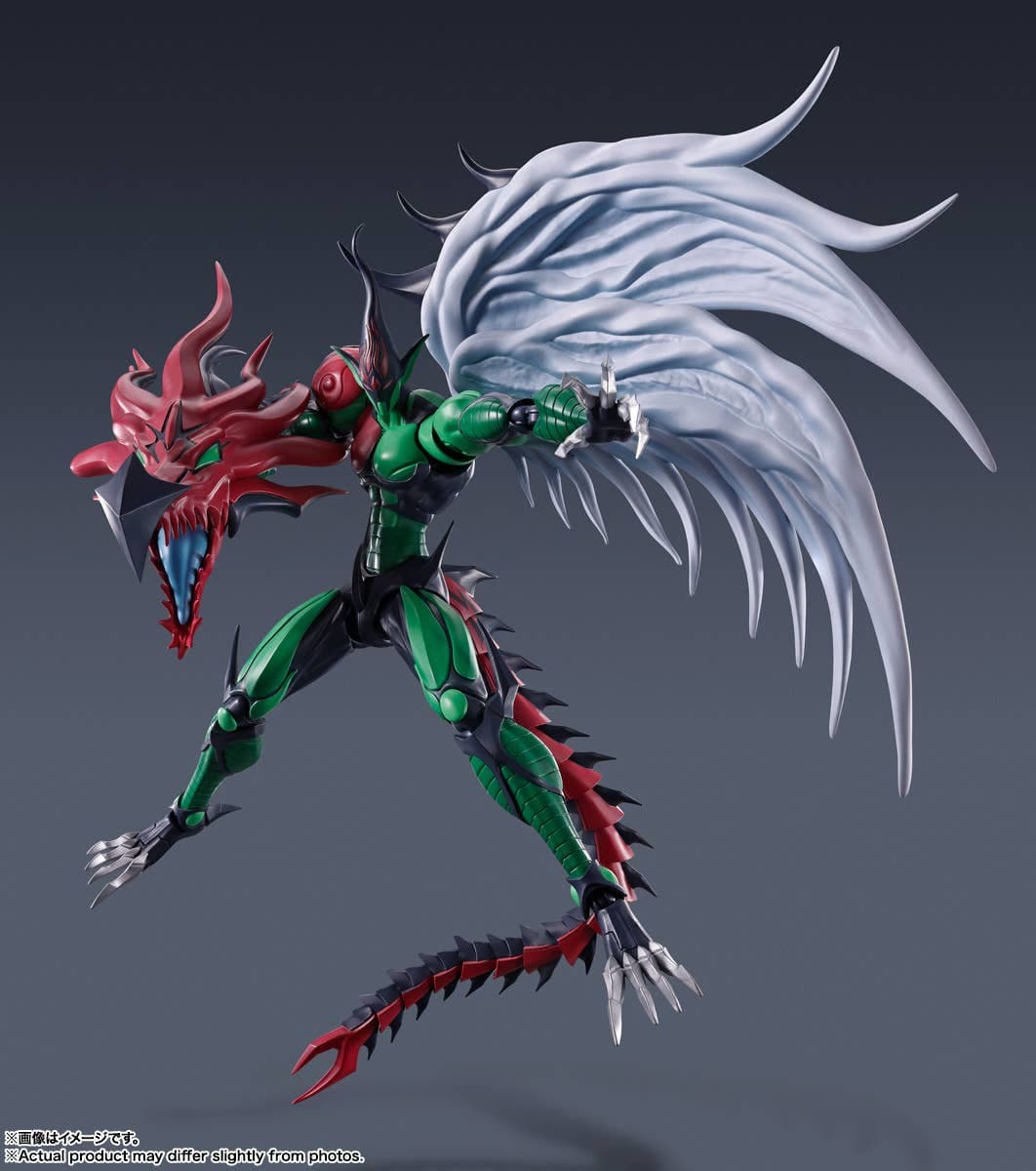Yu-Gi-Oh! Duel Monsters GX - Elemental Hero Flame Wingman - S.H.MonsterArts (Bandai Spirits) - Image 3