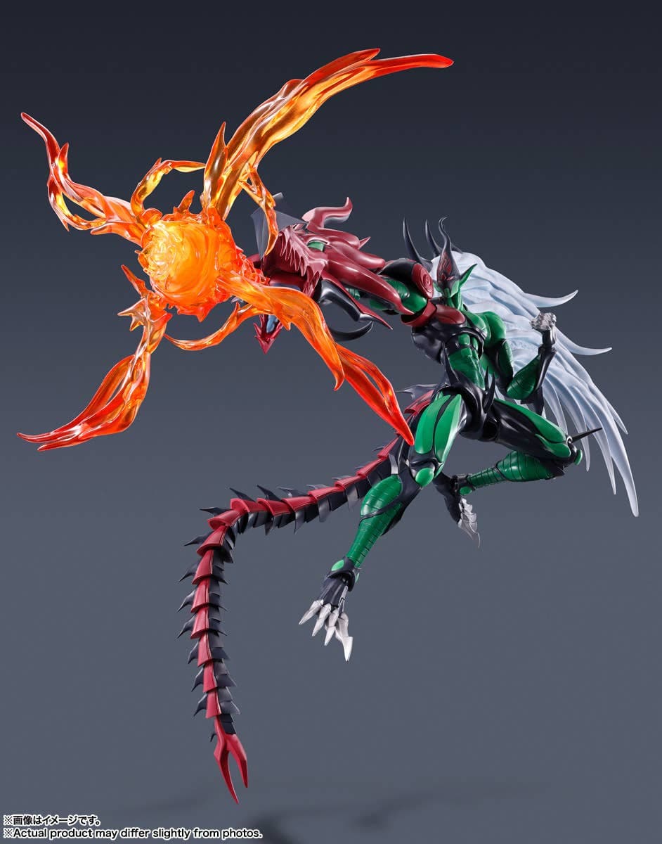 Yu-Gi-Oh! Duel Monsters GX - Elemental Hero Flame Wingman - S.H.MonsterArts (Bandai Spirits) - Image 5