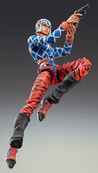 Jojo no Kimyou na Bouken - Ougon no Kaze - Guido Mista - Sex Pistols - Super Action Statue (#34) (Medicos Entertainment) - Image 2