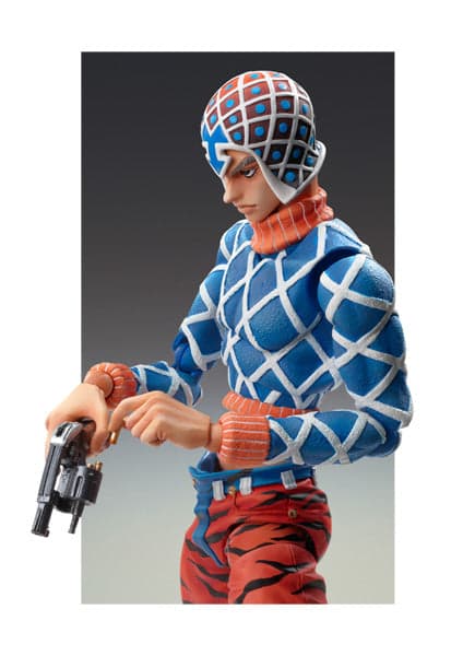 Jojo no Kimyou na Bouken - Ougon no Kaze - Guido Mista - Sex Pistols - Super Action Statue (#34) (Medicos Entertainment) - Image 3