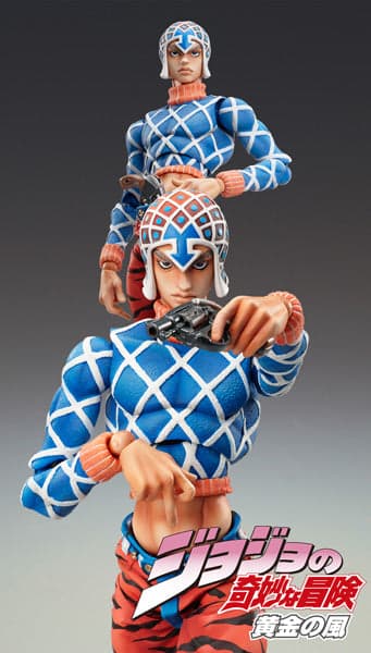 Jojo no Kimyou na Bouken - Ougon no Kaze - Guido Mista - Sex Pistols - Super Action Statue (#34) (Medicos Entertainment) - Image 4