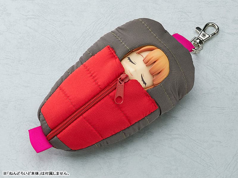 Nendoroid Odekake Pouch Sleeping Bag Gray & Red Ver. - Image 2