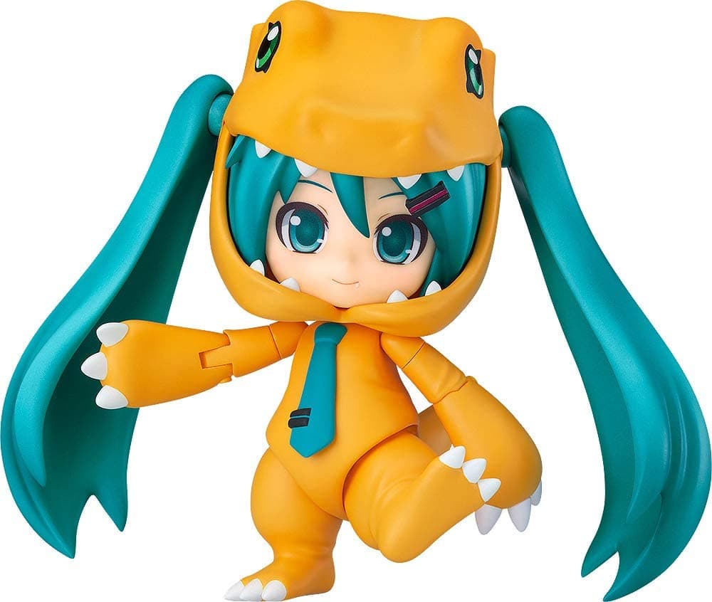 Digimon Adventure - Vocaloid - Hatsune Miku - Nendoroid (#1439) - Kigurumi Agumon Ver. (Good Smile Company, Plex) - Image 1