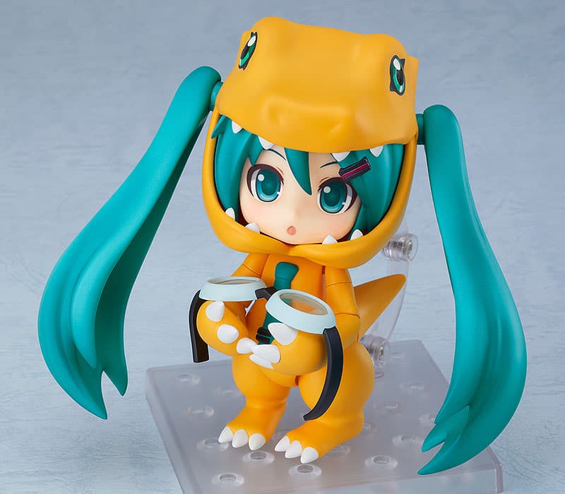 Digimon Adventure - Vocaloid - Hatsune Miku - Nendoroid (#1439) - Kigurumi Agumon Ver. (Good Smile Company, Plex) - Image 4