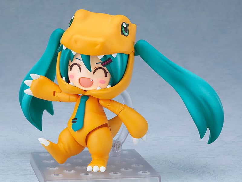 Digimon Adventure - Vocaloid - Hatsune Miku - Nendoroid (#1439) - Kigurumi Agumon Ver. (Good Smile Company, Plex) - Image 5
