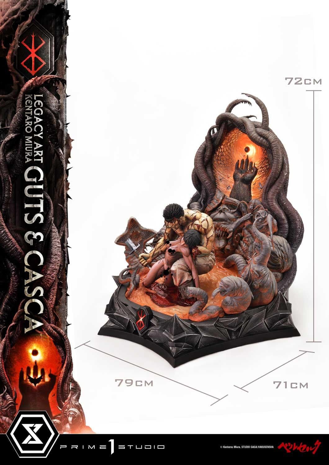 Berserk - Casca - Guts - Legacy Art Collection LABR-03 - 1/4 (Prime 1 Studio) - Image 7