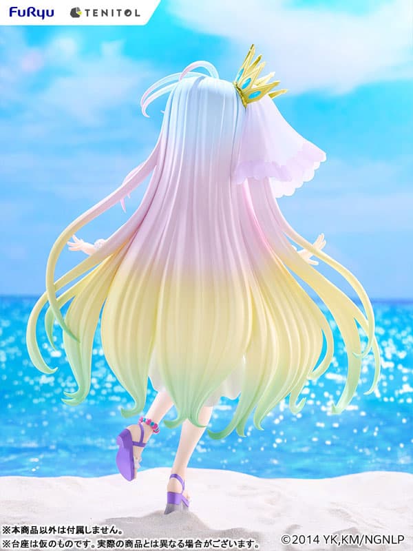 No Game No Life - Shiro - Tenitol - Tenitol Tall - Swimsuit Dress Ver. (FuRyu) - Image 4