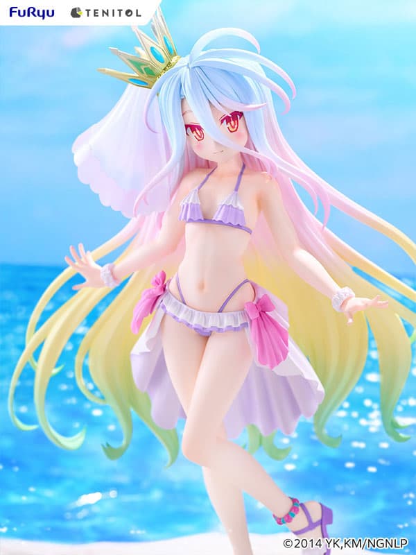 No Game No Life - Shiro - Tenitol - Tenitol Tall - Swimsuit Dress Ver. (FuRyu) - Image 6