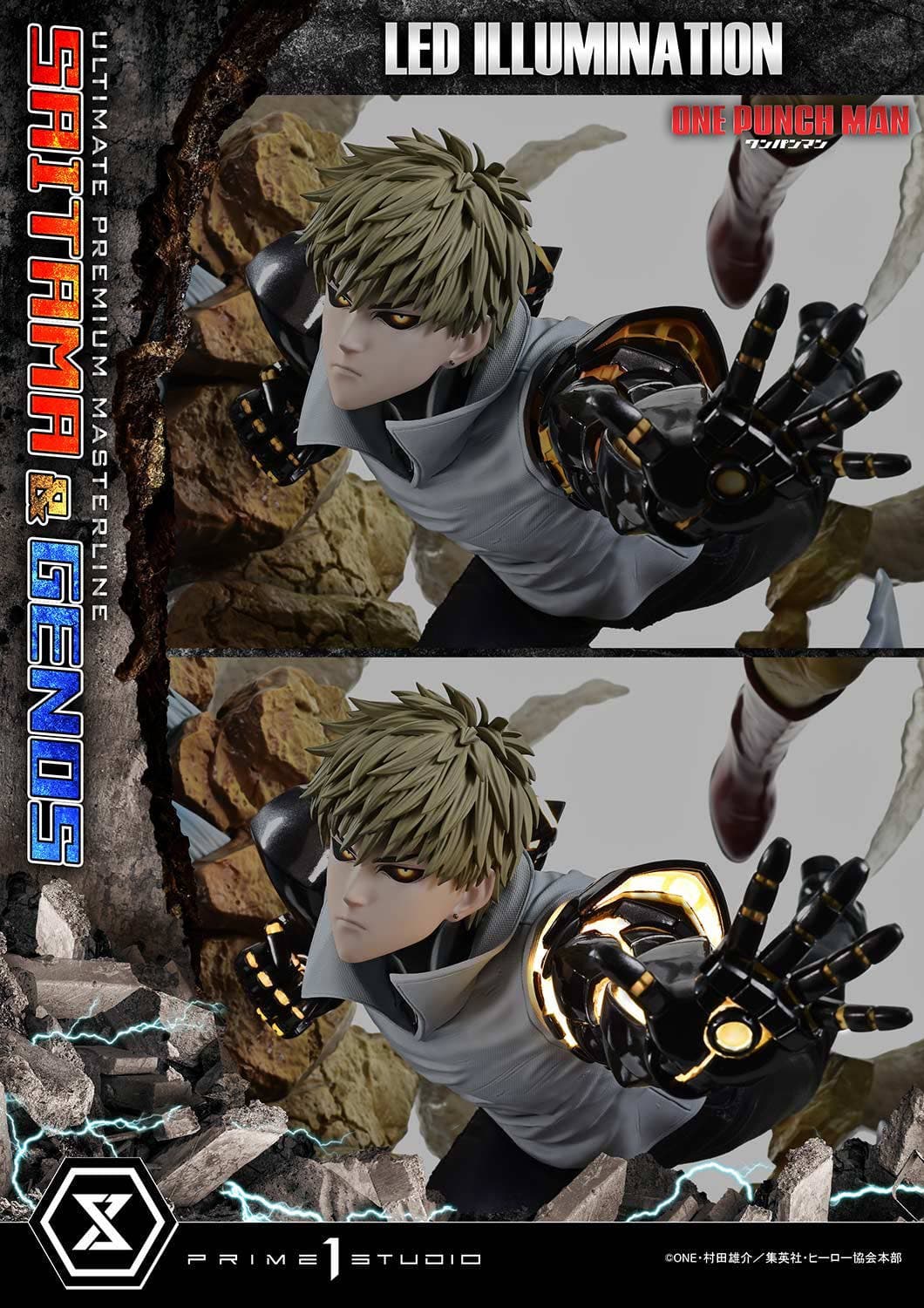 One Punch Man - Genos - Saitama - Ultimate Premium Masterline (UPMOPM-01) - 1/4 (Prime 1 Studio) - Image 3