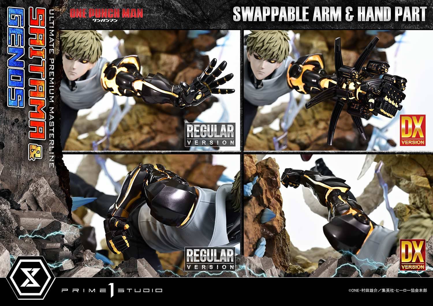 1/4 Ultimate Premium Masterline One Punch Man Saitama & Genos Deluxe Version - Image 3