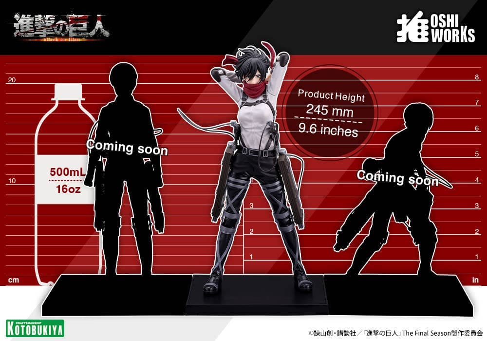 Shingeki no Kyojin The Final Season - Mikasa Ackerman - Oshi Works (Kotobukiya, Thousand) - Image 10