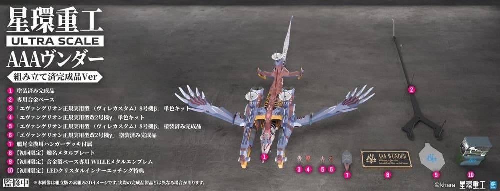 Evangelion Shin Gekijouban - Shin Evangelion Gekijouban:|| - AAA Wunder - Pre-Assembled Finished Model Ver. (Kotobukiya, Planet Ring Industry) - Image 4