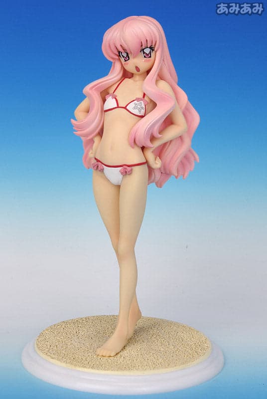 Zero no Tsukaima - Louise Françoise Le Blanc de la Vallière - Treasure Figure Collection - 1/10 - White Swimsuit Ver. (Wave)