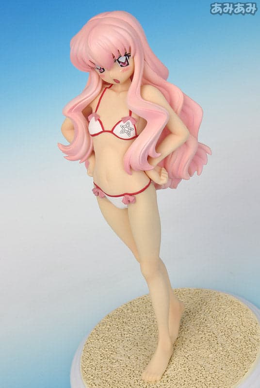 Zero no Tsukaima - Louise Françoise Le Blanc de la Vallière - Treasure Figure Collection - 1/10 - White Swimsuit Ver. (Wave) - Image 6