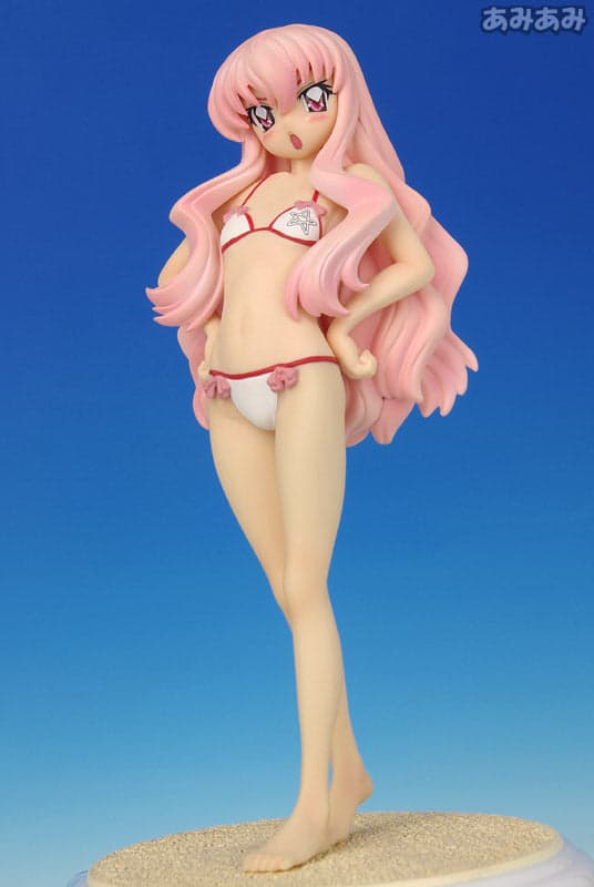 Zero no Tsukaima - Louise Françoise Le Blanc de la Vallière - Treasure Figure Collection - 1/10 - White Swimsuit Ver. (Wave) - Image 9