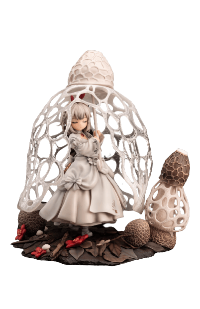 Original - Mushroom Girls Series (No.2) - Kinugasatake - 1/1 (Merry Goods, Reverse Studio) - Image 1