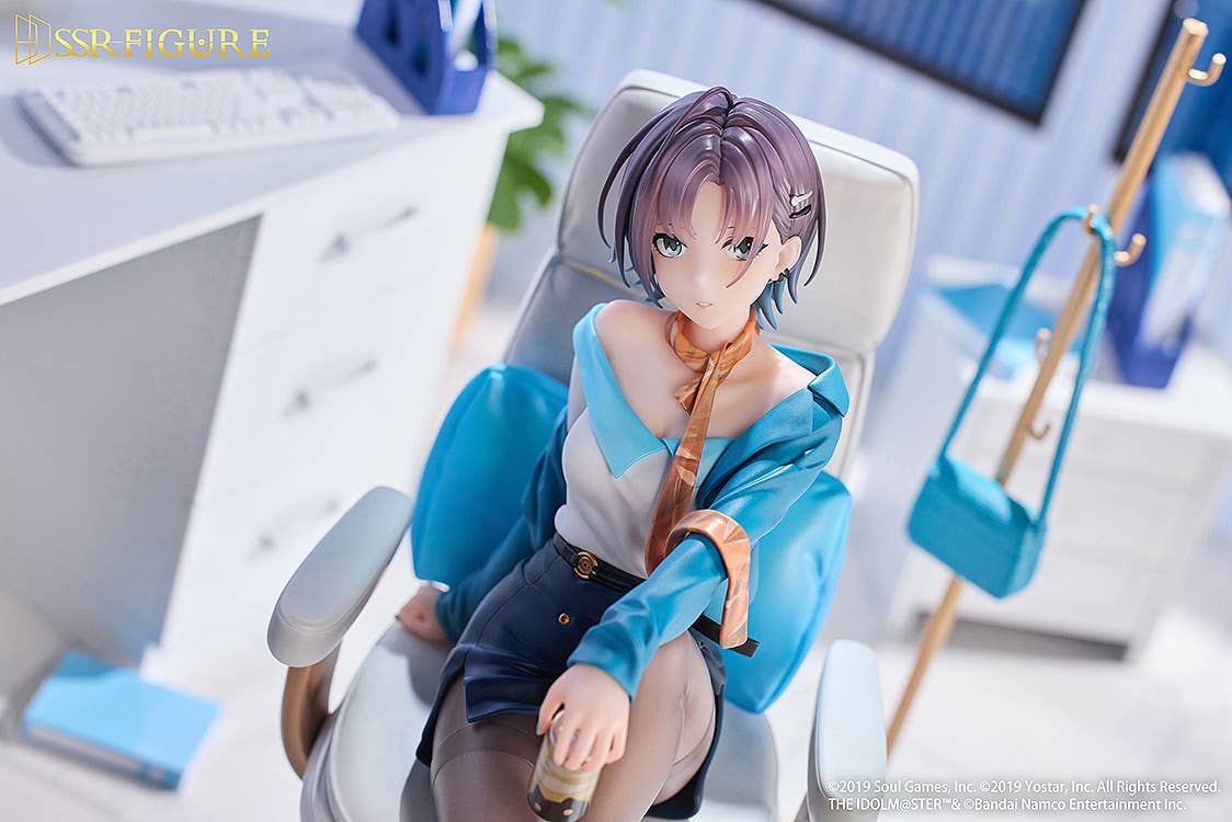 Mahjong Soul - THE iDOLM@STER: Shiny Colors - Asakura Toru - SSR Figure - Effortless Work Ver. (Infinity Studio) - Image 7
