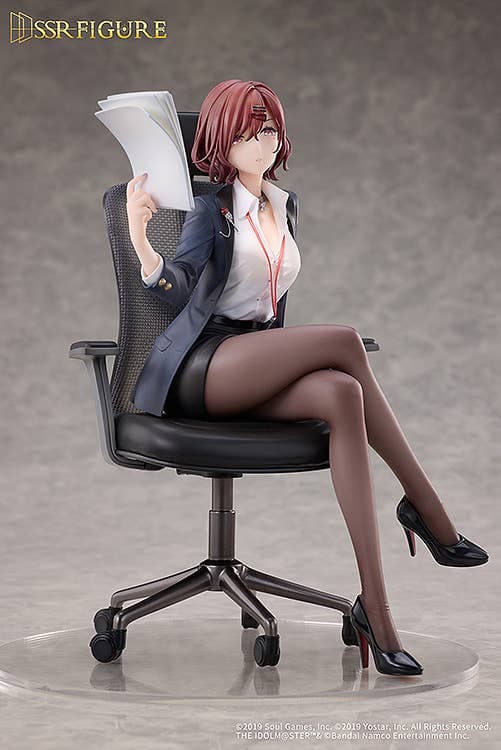 Mahjong Soul - The Idolm@ster: Shiny Colors - Higuchi Madoka - SSR Figure - 1/7 - Effortless Work Ver. (Infinity Studio) - Image 2