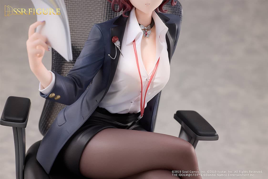Mahjong Soul - The Idolm@ster: Shiny Colors - Higuchi Madoka - SSR Figure - 1/7 - Effortless Work Ver. (Infinity Studio) - Image 4