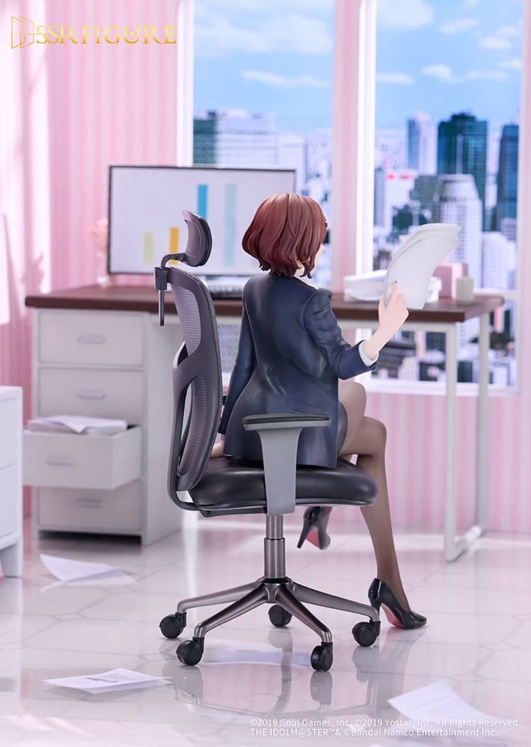 Mahjong Soul - The Idolm@ster: Shiny Colors - Higuchi Madoka - SSR Figure - 1/7 - Effortless Work Ver. (Infinity Studio) - Image 6