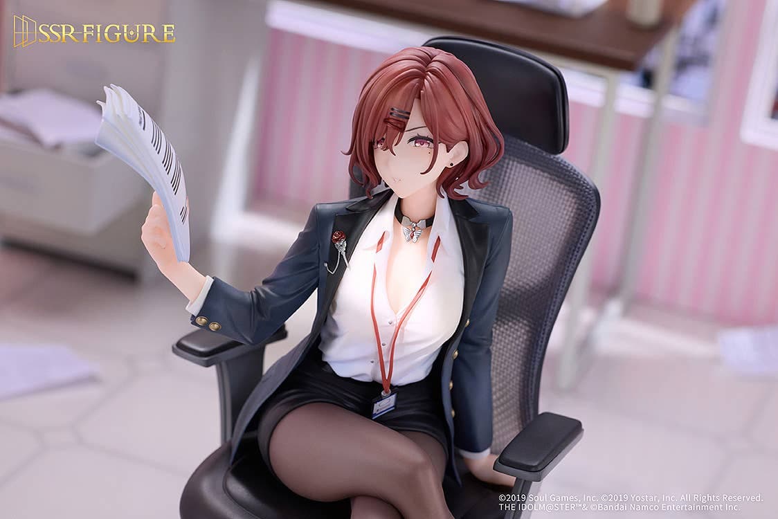 Mahjong Soul - The Idolm@ster: Shiny Colors - Higuchi Madoka - SSR Figure - 1/7 - Effortless Work Ver. (Infinity Studio) - Image 8
